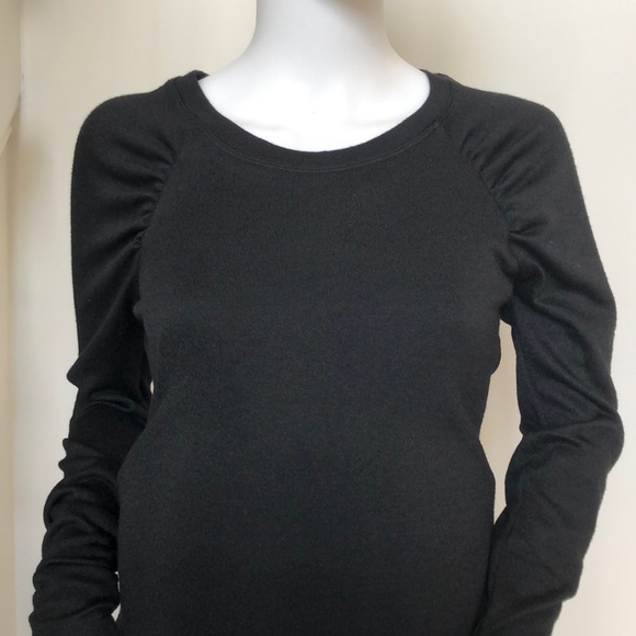 Motherhood Maternity Black Long Sleeve Knit Dress - Picture 6 of 8
